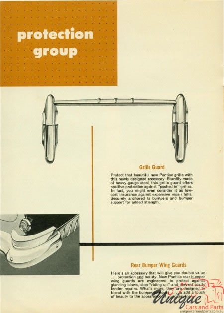 1955 Pontiac Accessories Brochure Page 5
